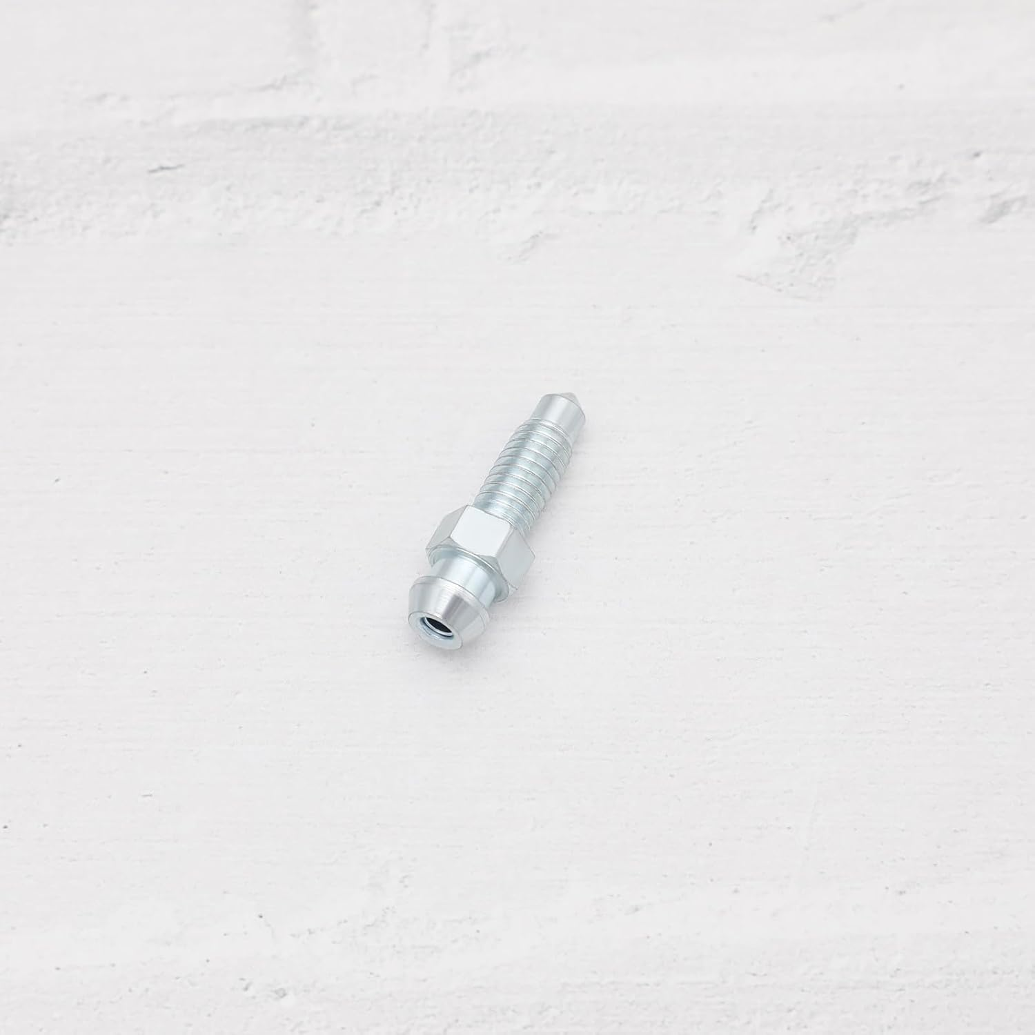 Ecsing 10PCS Metric Brake Caliper Bleed Nipple M6X1Mm Total Length 27.2Mm Hexagonal Lower Thread Total Length 10Mm for Preventing Brake Fluid Leaks image number 2