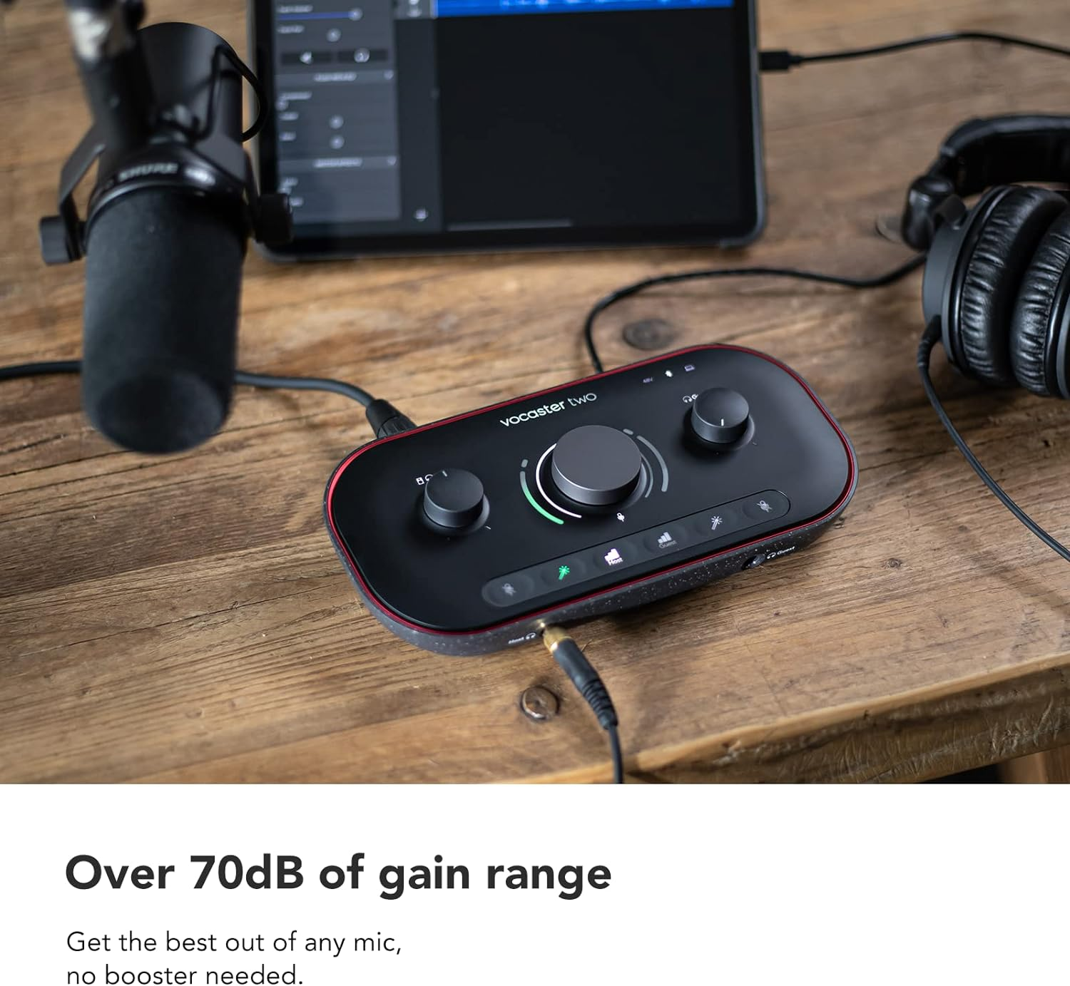 Focusrite Vocaster Two Podcasting Audio Interface for Recording image number 2