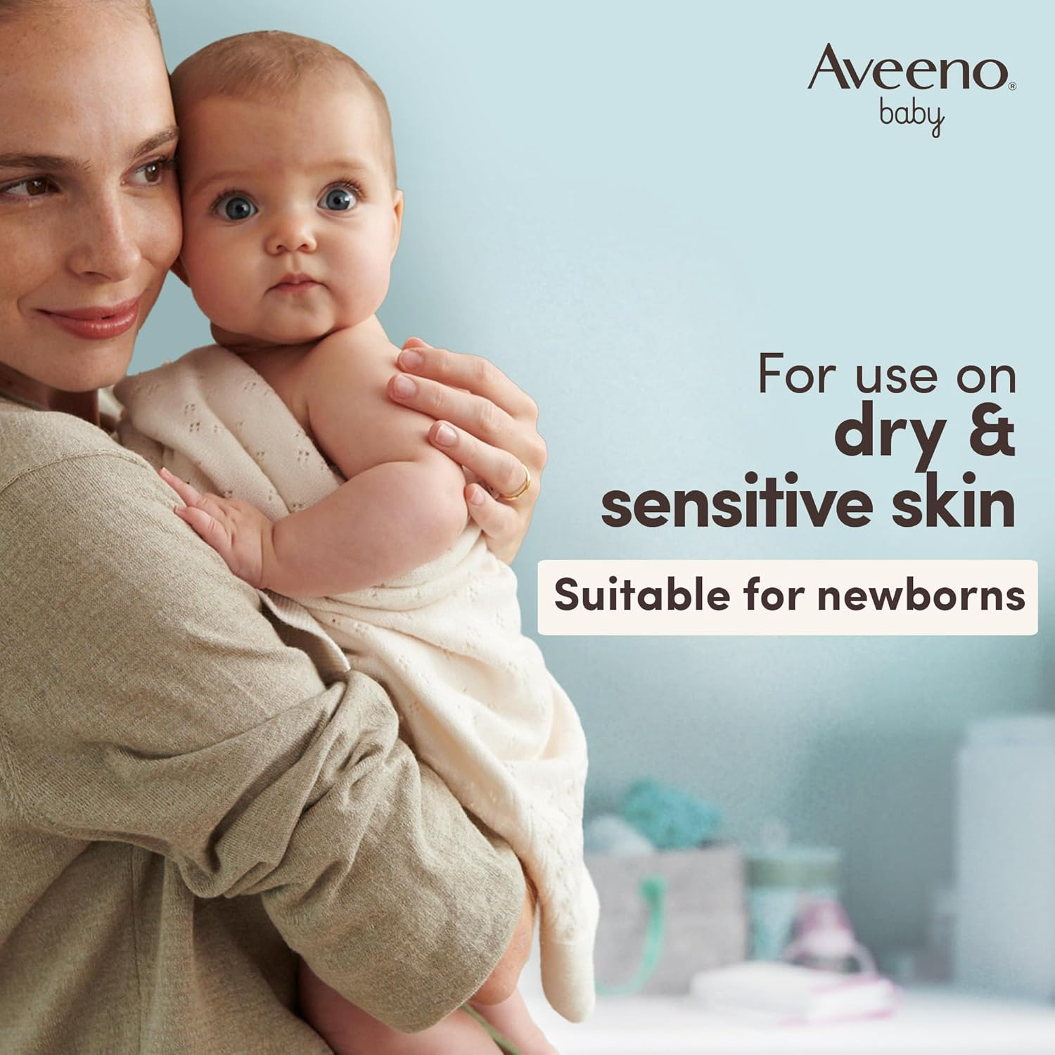 Aveeno Baby Wipes (Daily Care) - Pack of 12 (864 Wipes in Total) (Pack of 1) image number 3