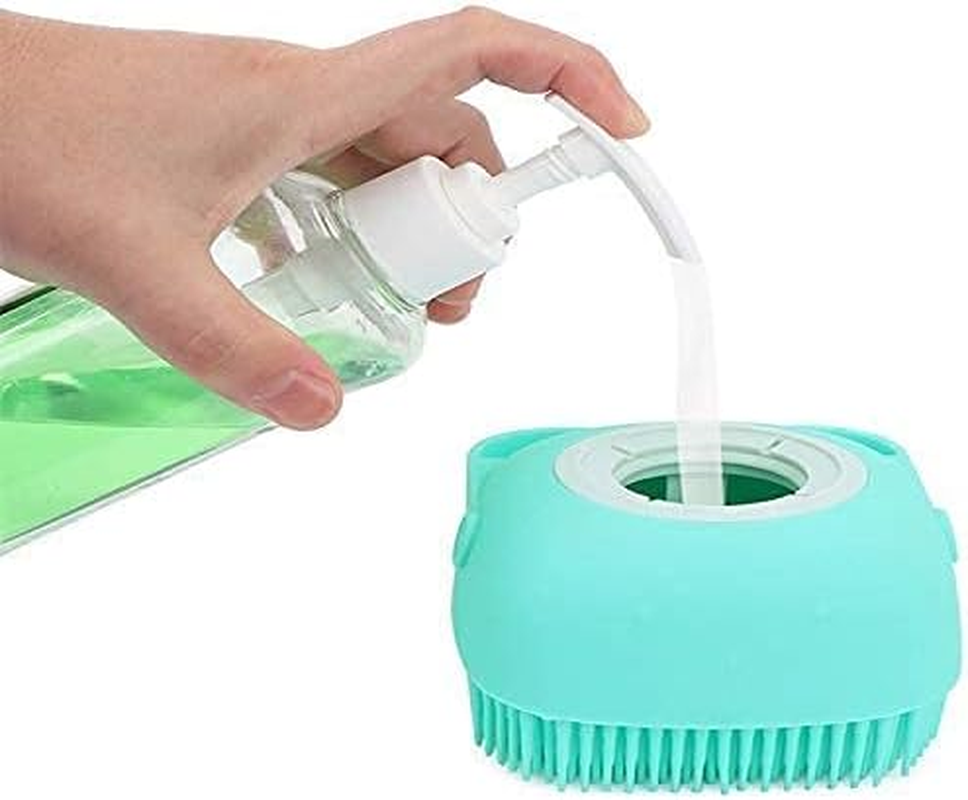 Portible Soft Cleaning Silicone Body Bath Brush with Shampoo Dispenser Bathing Accessory (1 Pic). image number 2
