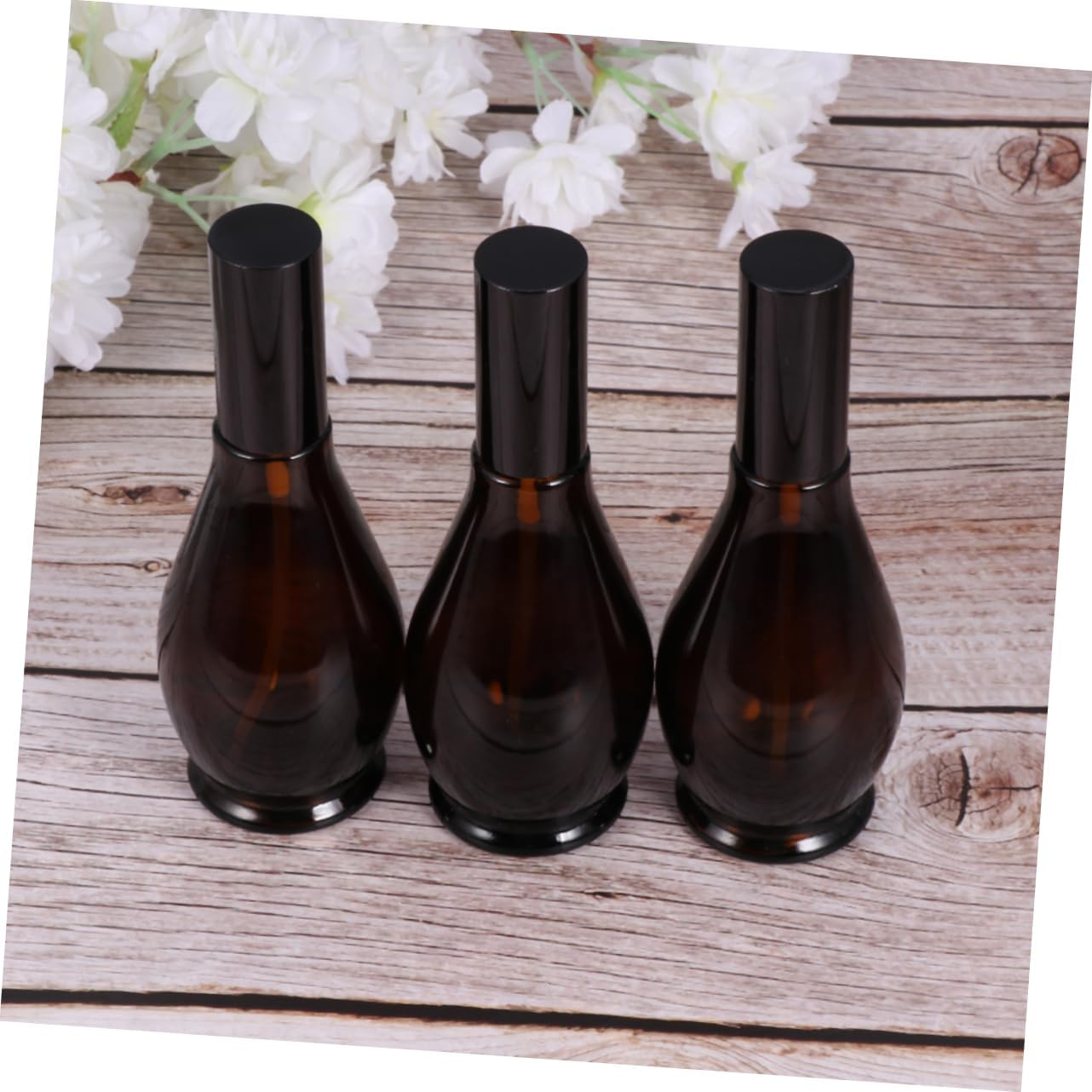 Baluue 3Pcs Tea Glass Spray Bottle Small Empty Refillable Spray Bottle for Makeup and Skin Care Use image number 6