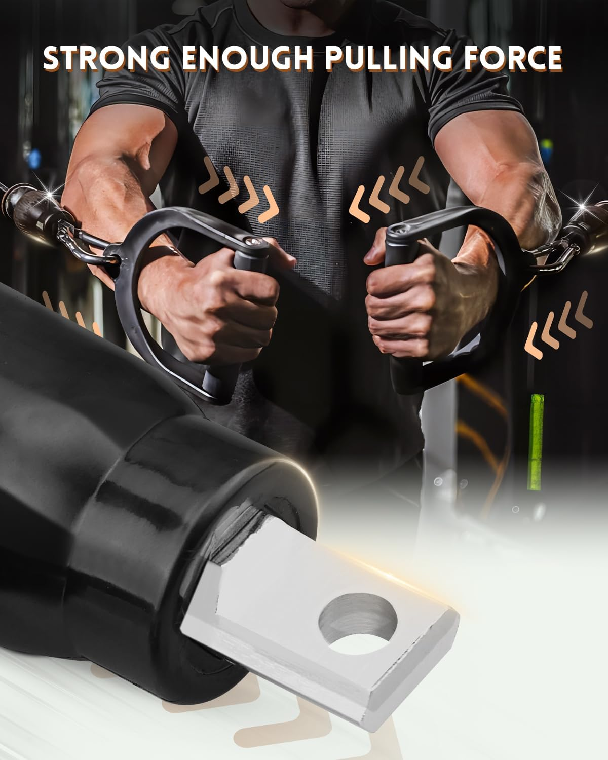 Gym Fitness Cable Ball Stopper Ends, for 5Mm/6Mm Home Gym Machine Accessories Replacement Parts, Exercise Equipment Wire Rope Port Joint, Rubber Steel image number 4