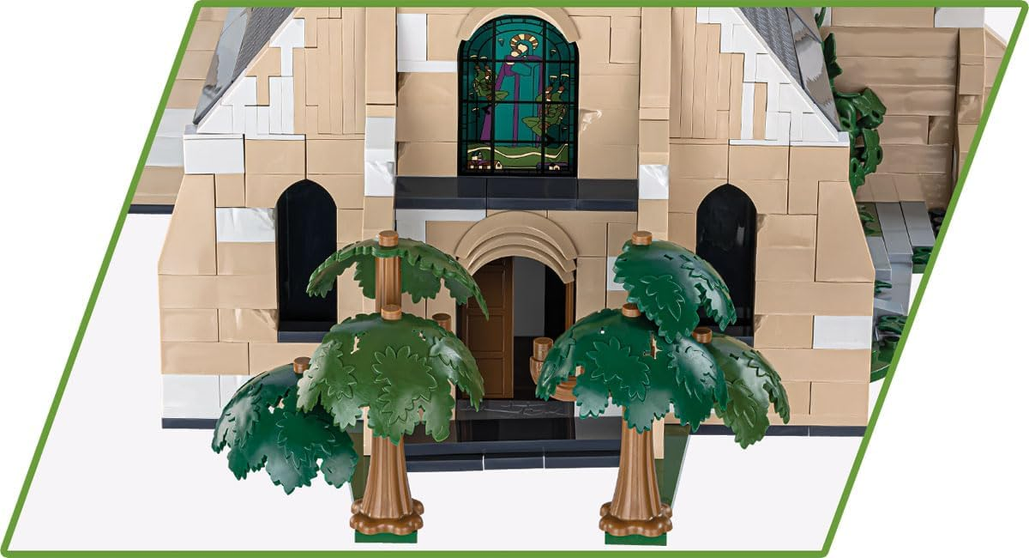 COBI Historical Collection WWII Sainte-Mere-Eglise Church 2280 Pieces 63 X 31 X 41 Cm 13+ Years image number 1