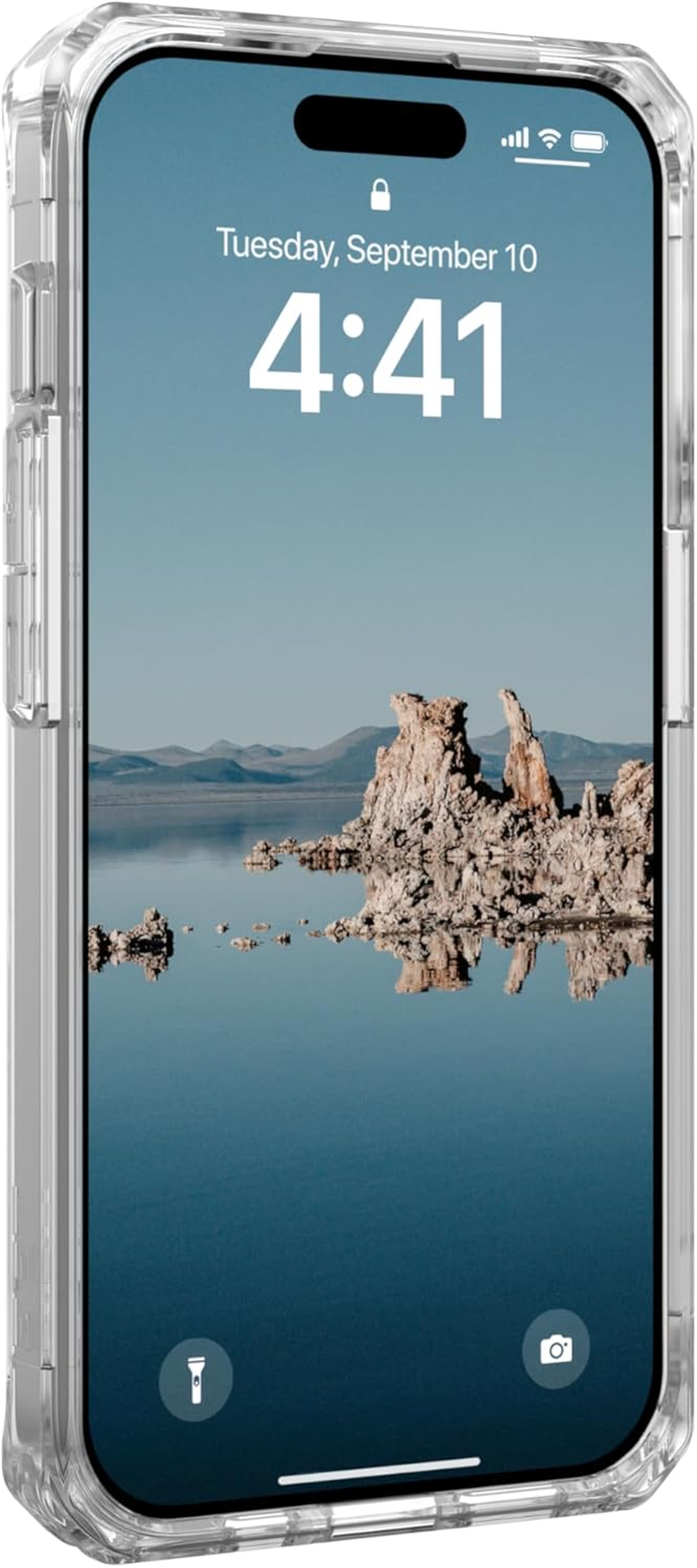 UAG Plyo Magsafe Apple Iphone 15 Pro (6.1") Case - Ice/Silver (114286114333),16Ft. Drop Protection (4.8M), Armored Shell, Air -Soft Corners image number 5