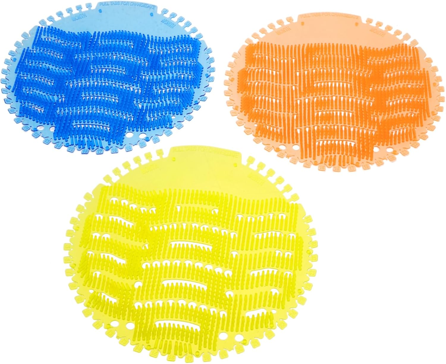 DOITOOL 24 Pcs Scented Urinal Pads Scent Tablets Male Urinal Deodorizer Effective Odor Removal for Public Toilets Assorted Fragrances Easy to Use image number 1