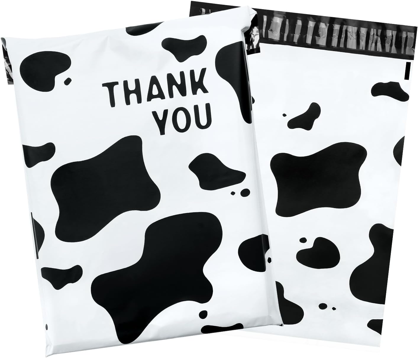 100 Pack Poly Mailers 10X13, Cute Packaging Envelope Mailers Polymailers Packaging for Small Business, Shipping Bags for Clothing Boutique Supplies with Self Seal Strip (Thank You)