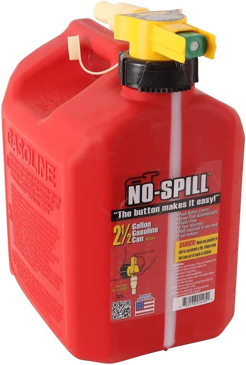 No-Spill 1405 2-1/2-Gallon Poly Gas Can image number 4