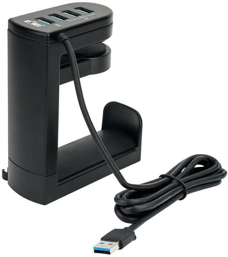 Soft Silicone 360&deg; Rotating Headphone Stand Earphone Hook Hanger Desk Headset Holder image number 3