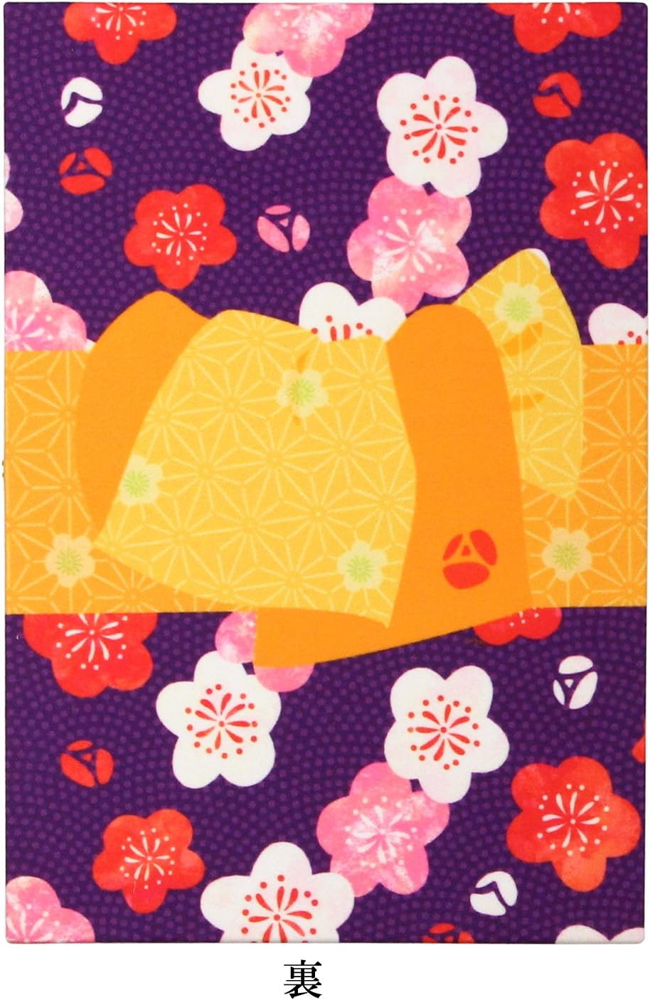 Goshuin Stamp Book (Large) Bellows Hannari Kimono Ume image number 2