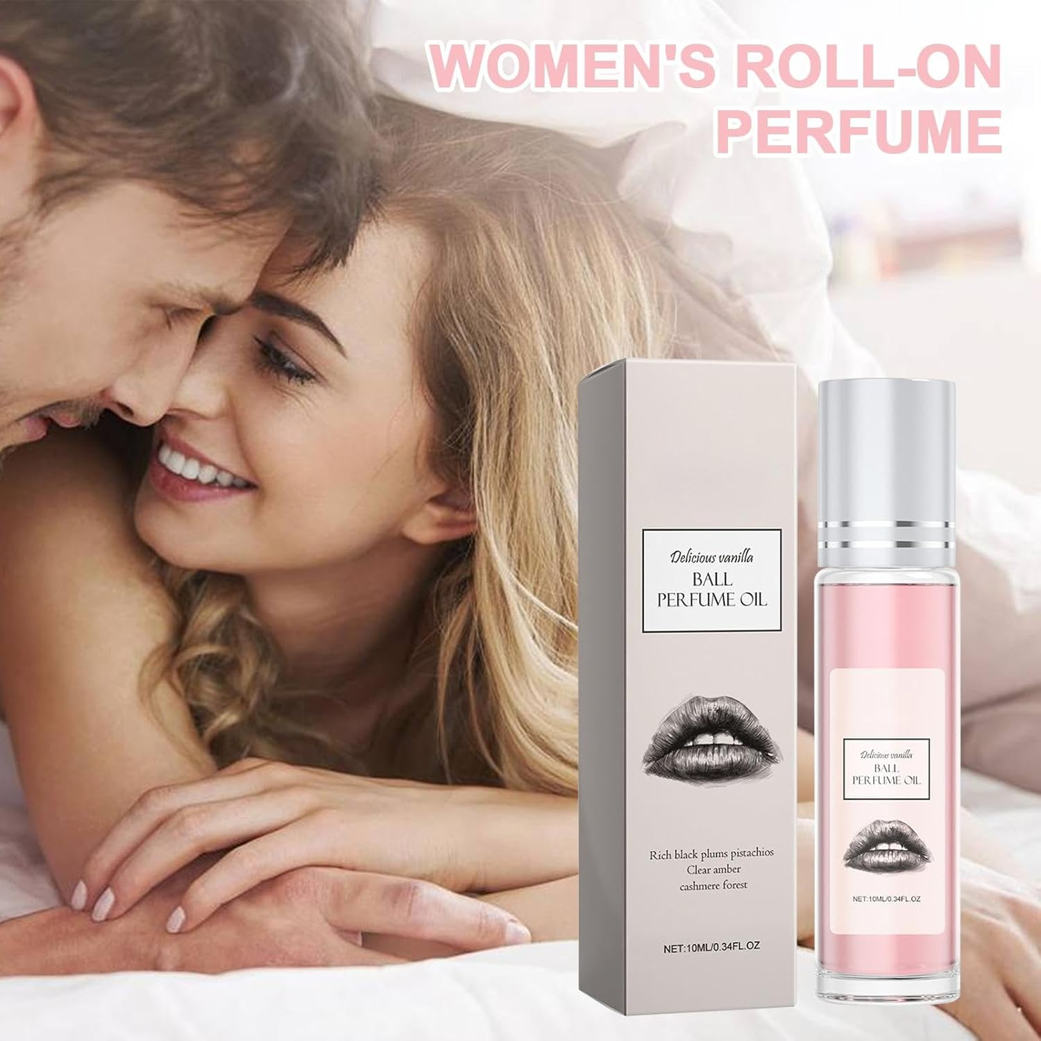 Roll Perfume for Women, Travel Rollerball Perfume, 10Ml Pheromone Perfume, Long-Lasting Roll- Oil Fragrance, Refreshing Roll- Perfume, Travel Size Perfume for Women, Pheromone Scented Perfume image number 1