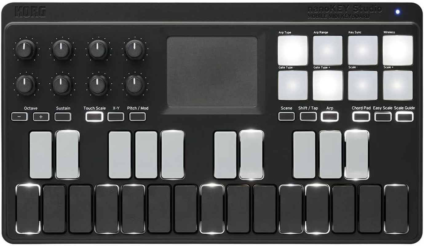 KORG KO-NANOKEYST Nanokey Studio 25-Key Mobile Bluetooth MIDI Controller image number 1
