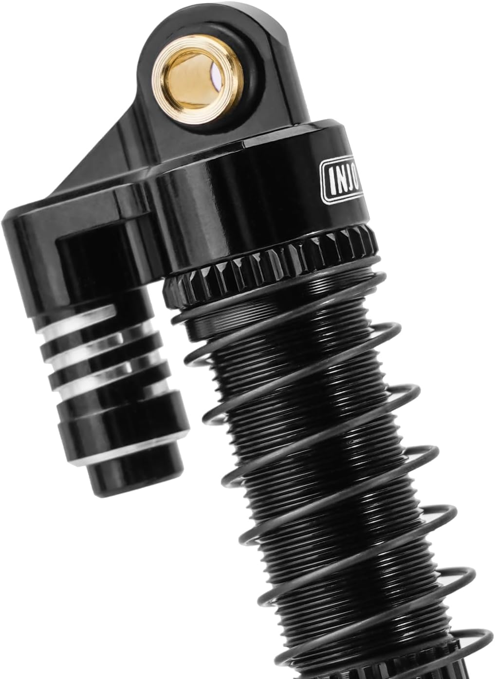 INJORA Brass & Aluminium 59Mm Shocks- Long Threaded Shock Absorber Oil Damper for TRX4M 1/18 RC Crawler Upgrade