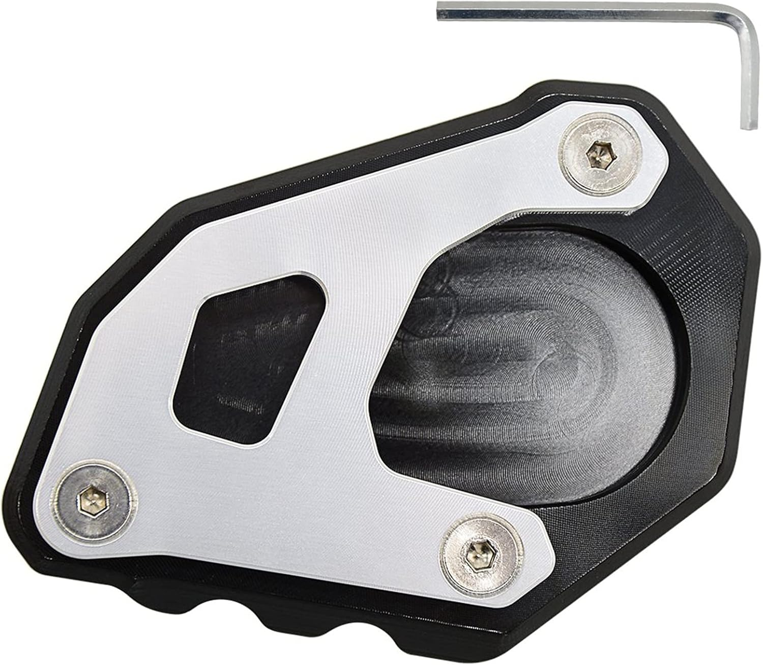 Motorbike Side Kickstand Pad for 390Adventure 2020 2021 Accessories Motorcycle Foot Side Stand Pad Plate Kickstand Enlarger Support Extension (Color : 4)