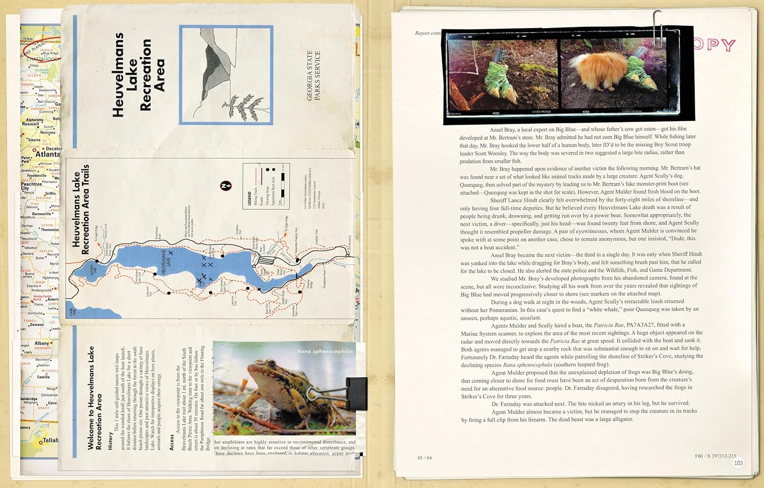 The X-Files: the Official Archives:Cryptids, Biological Anomalies, and Parapsychic Phenomena image number 1