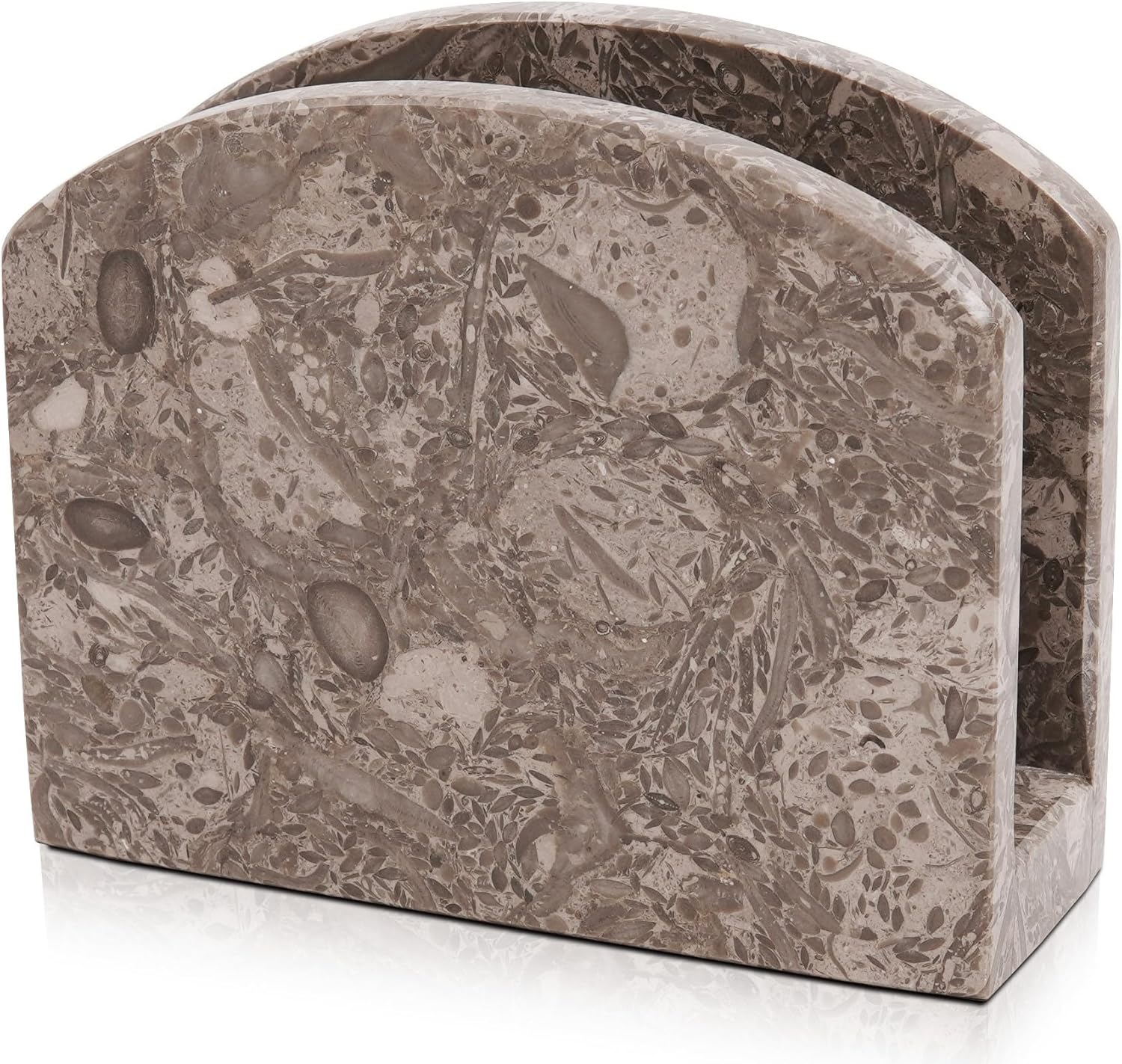 Radicaln Marble Napkin Holder 5.5" Inch Black Handmade Serviette Holder - Kitchen Table Top Decor, Napkins for Coffee Table, Cocktail Napkin Holder, Kitchen Accessories