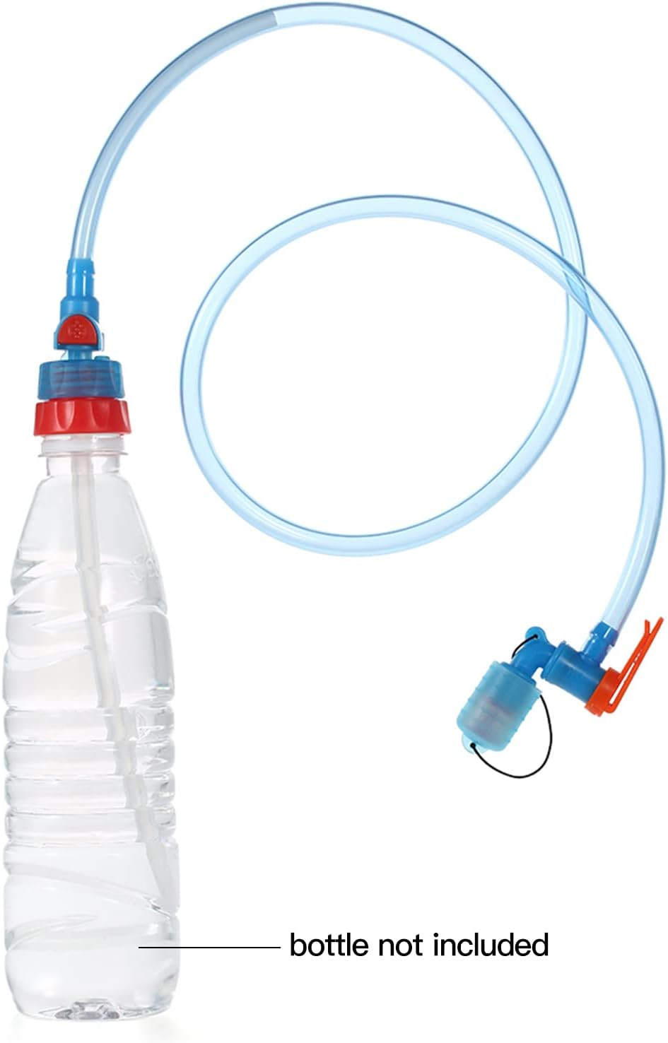 Lixada Water Bottle Drink Tube Hose Hydration Bladder Reservoir Pack Backpack System Hose Kit image number 4