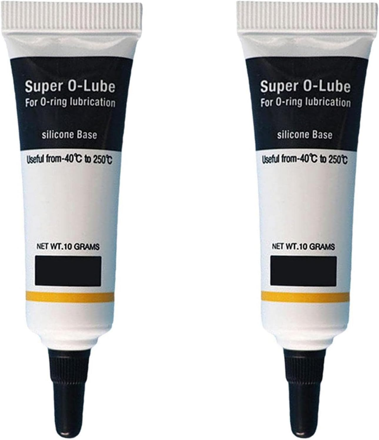2 Pack Silicone Lubricant Grease - 10G Food Grade Waterproof Lubricant for Rings, Faucets, Flashlights - Sealing and Lubrication