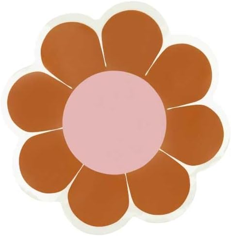 Surfboard Soks-Sticker-Bumper Sticker-Waterproof Sticker-Vinyl Sticker-Decal Sticker-Beach-Ocean-Surfing-Surf-Laptop-Water Bottle-Widows-Cars-Positive Affirmation Sticker-Retro Daisy image number 1