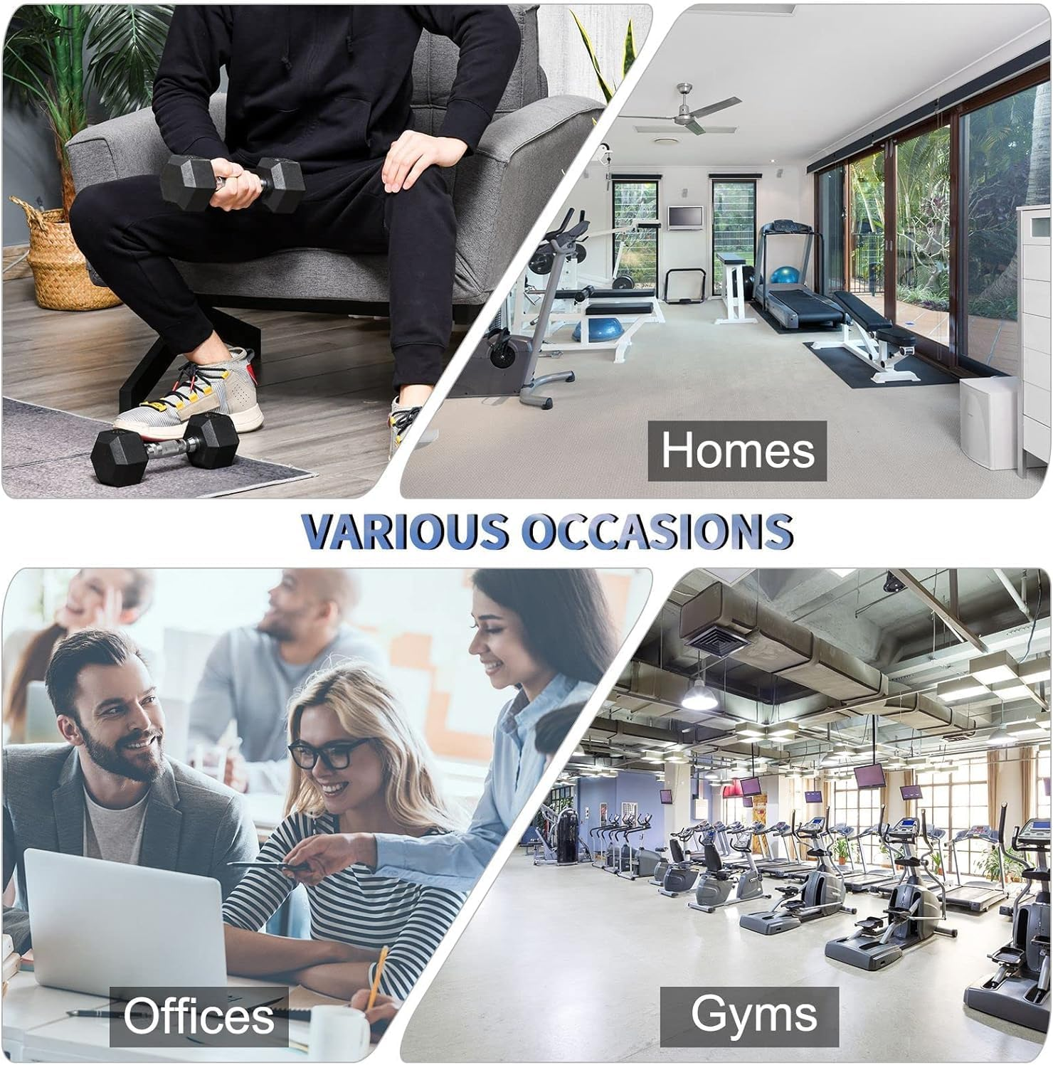 Kingkong Fitness Premium Rubber Hex Dumbbells 2 X 10 Kg image number 3