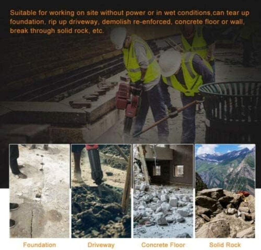 Gasoline Demolition Jack Hammer 2 Stroke Petrol Powered image number 4