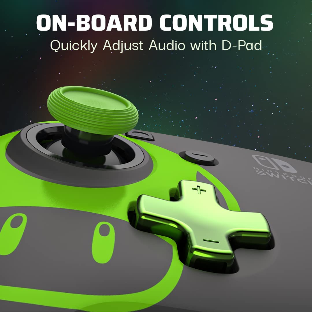 PDP NSW Rematch Wired Controller for Nintendo Switch - 1-UP Glow image number 6