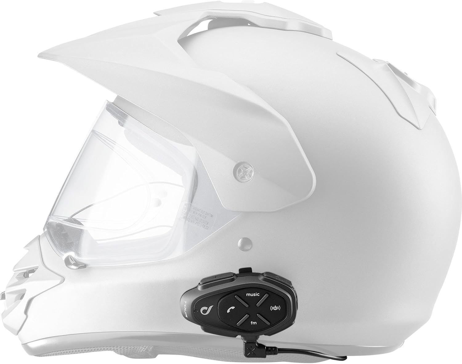 Interphone INTERPHOTOUR Cellularline Tour Bluetooth Intercom Kits, Clear, M image number 3