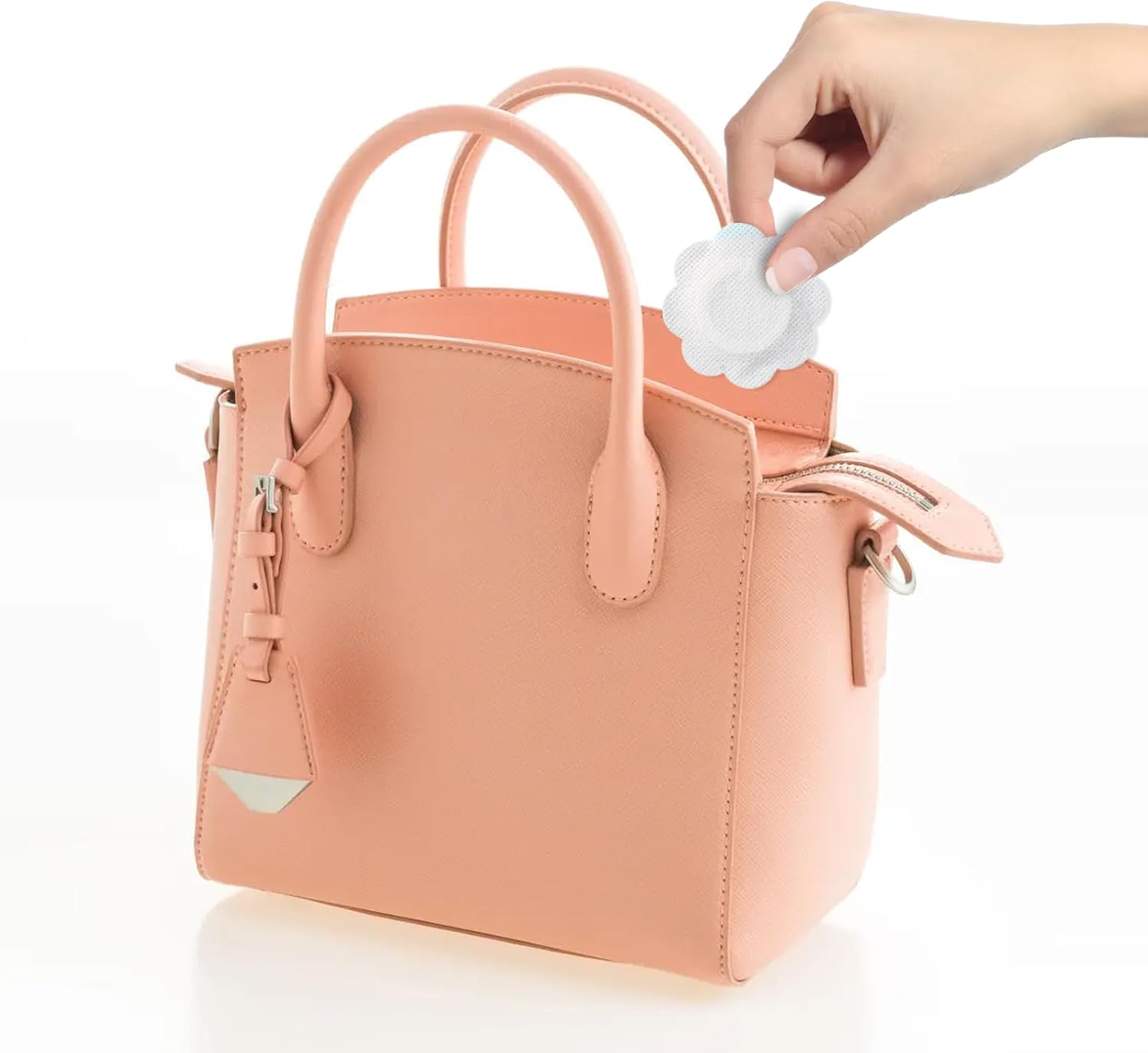 Viiotu 50Pcs Castor Oil Patches + 50 Cotton Cores, Breathable Non - Woven Patch for Women, Portable Multi-Layer Anti-Leak Strong Adhesion Castor Oil Pack, 6Cm/2.36In Castor Oil Belly Button Patch image number 3