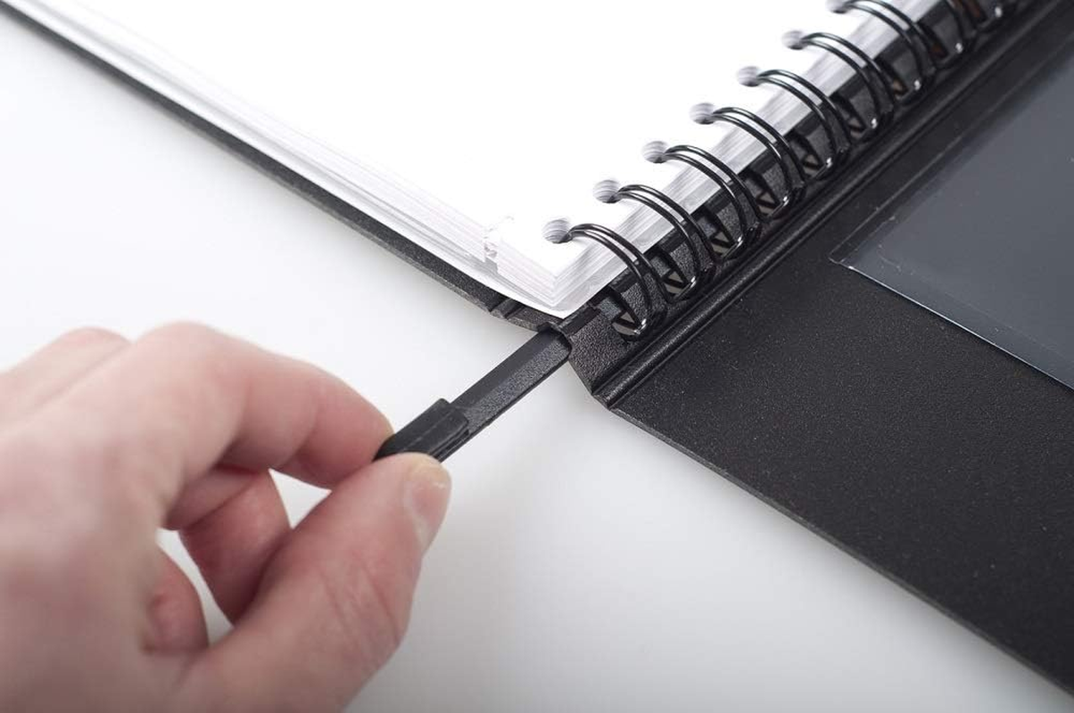 RHODIA 133151C - Refill Notebook for Exabook Black A4+ Organization Notebook | Large Sey&egrave;s Tiles | 160 Detachable Pages Perf. 4 Holes - Clairefontaine Paper 80G - Rhodiactive image number 5