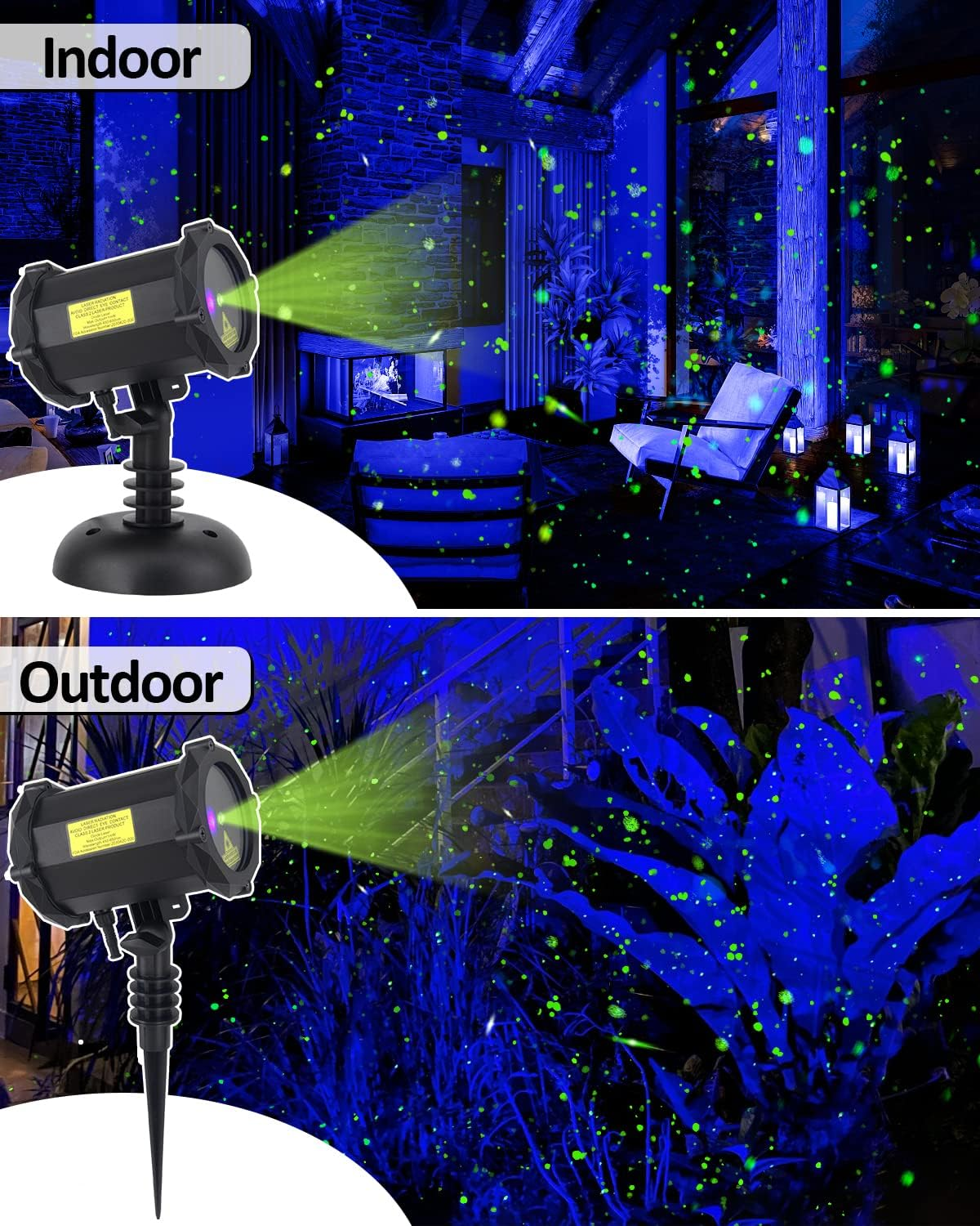 Lunhoo Firefly Garden Lights D&eacute;cor Lighting Christmas Projector for Home Garden Party image number 3