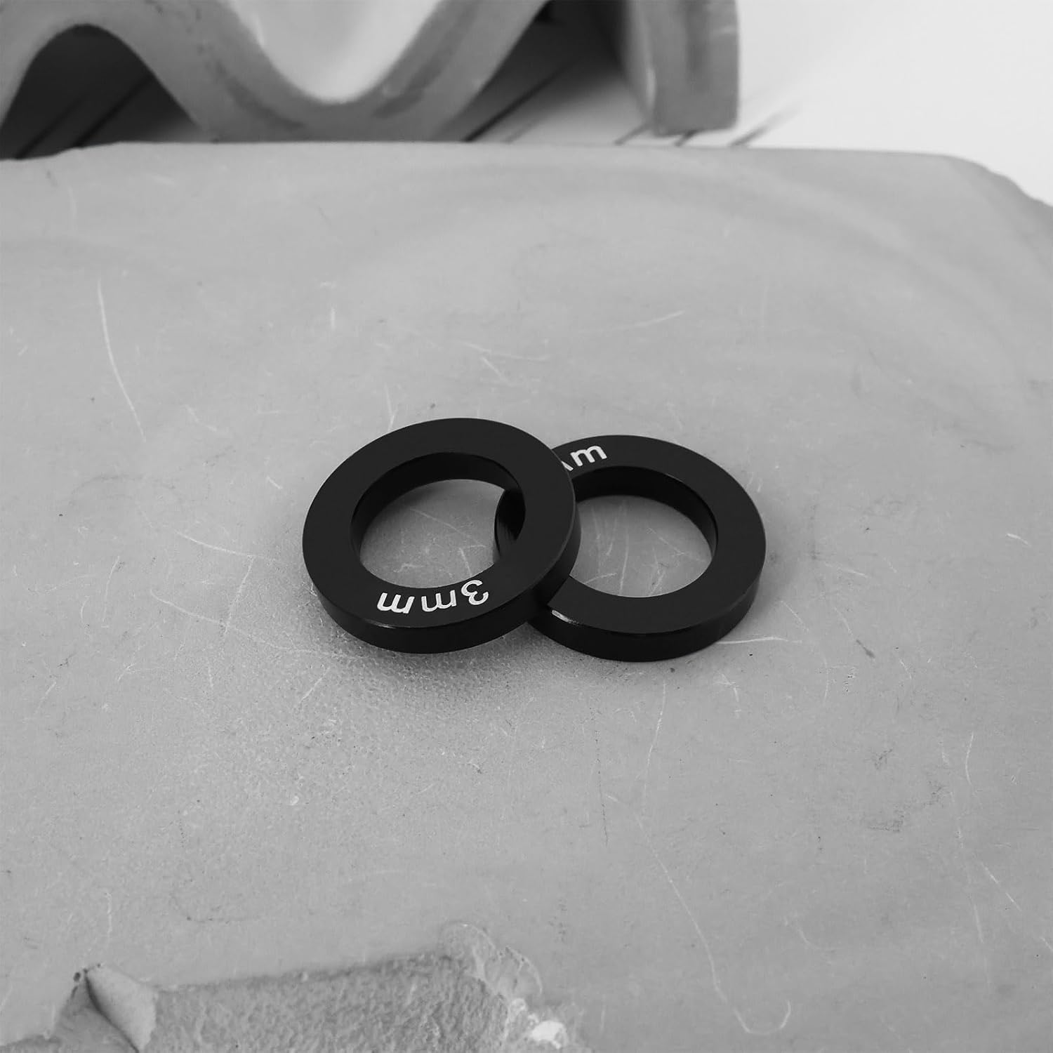 OTOTEC 1 Set of Bike Hub Adapter Disc Brake Bicycle Brake Disc Conversion Base Compatible with Boost Hub Conversion Bicycle - Front, Thickness: 5Mm image number 2