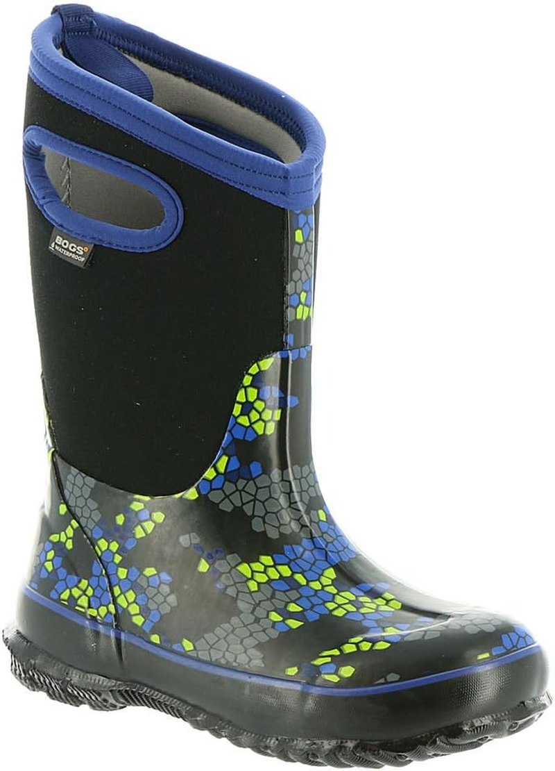 BOGS Kids Classic Insulated Boot, Black, 2 Little Kid