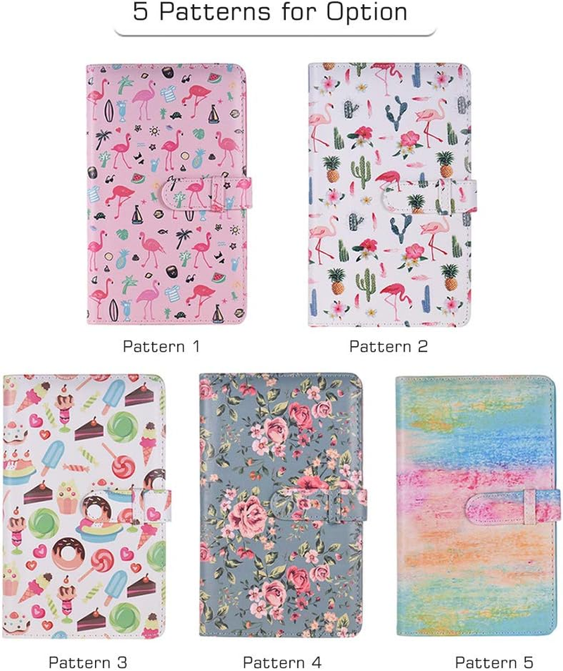 96 Pockets P Album P Book Album for 9 8 7S 70 25 50S 90 Color Films P Camera Paper for Name Card Credit Card Pattern 2 image number 3