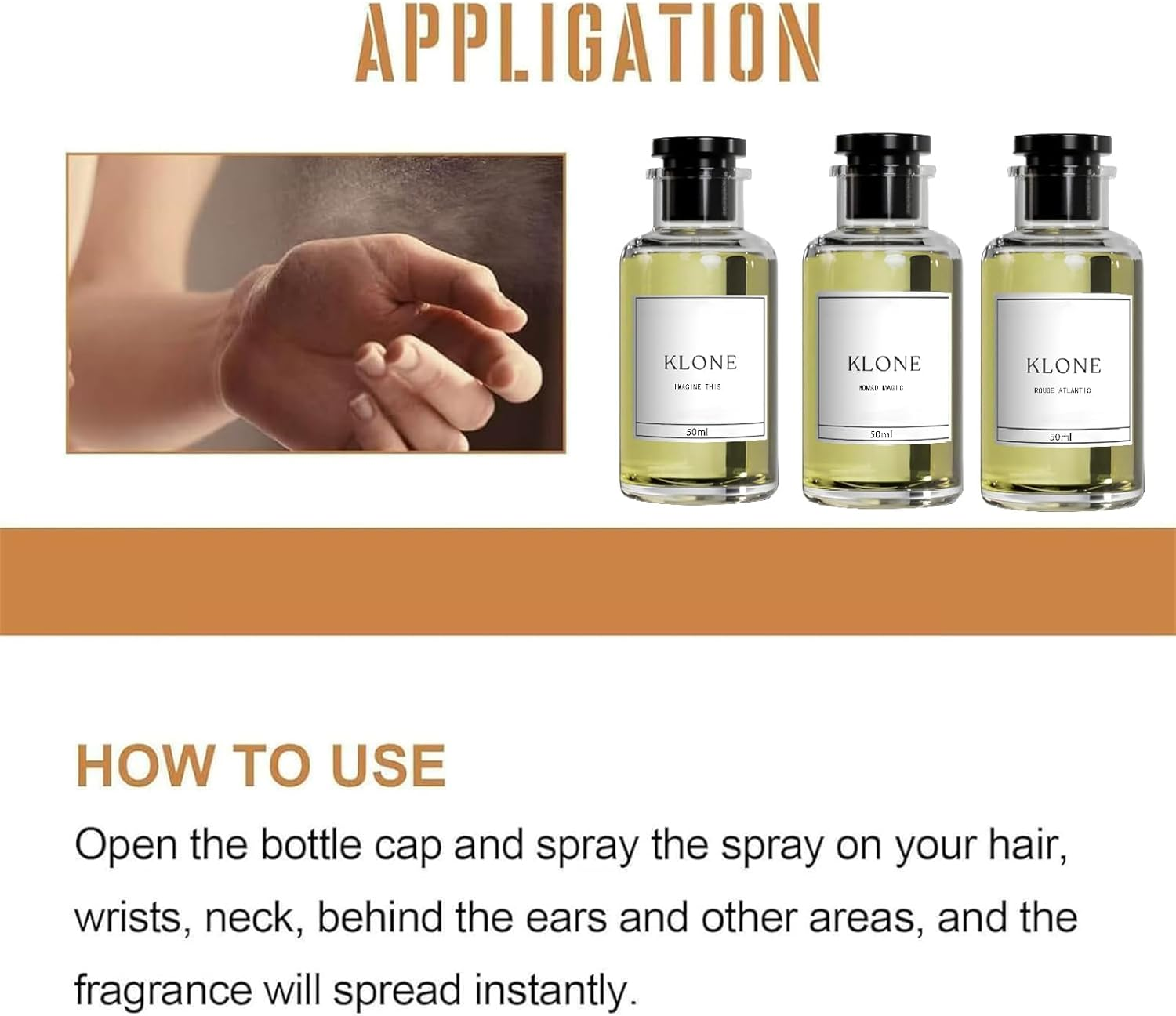 Klone Perfume for Men,Klone Scents Perfume for Men,Long-Lasting Fragrance Enhances Charm and Confidence,Fragrance of Romance and Temptation (Nomag Magic) image number 6