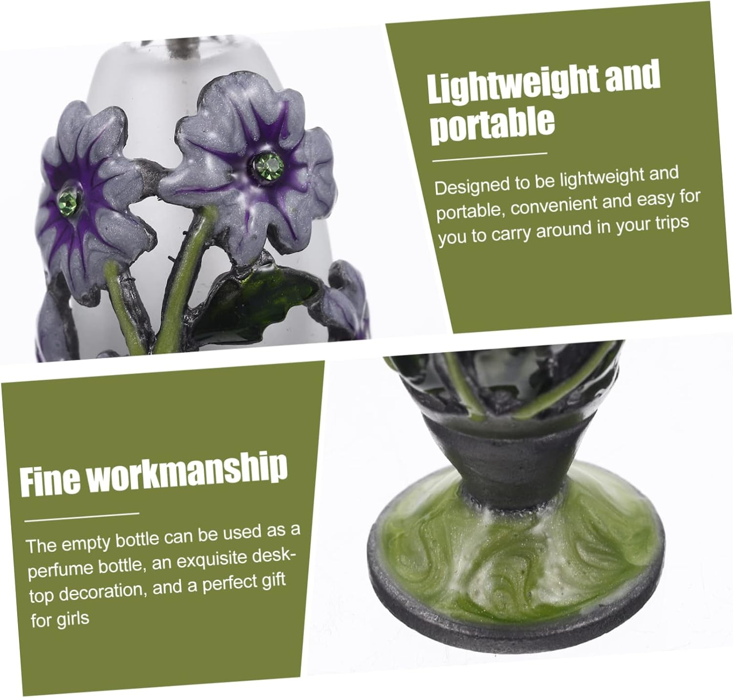 Elegant Essential Oils Bottle Perfume Bottles Delicate Aroma Bottle for Scent image number 5