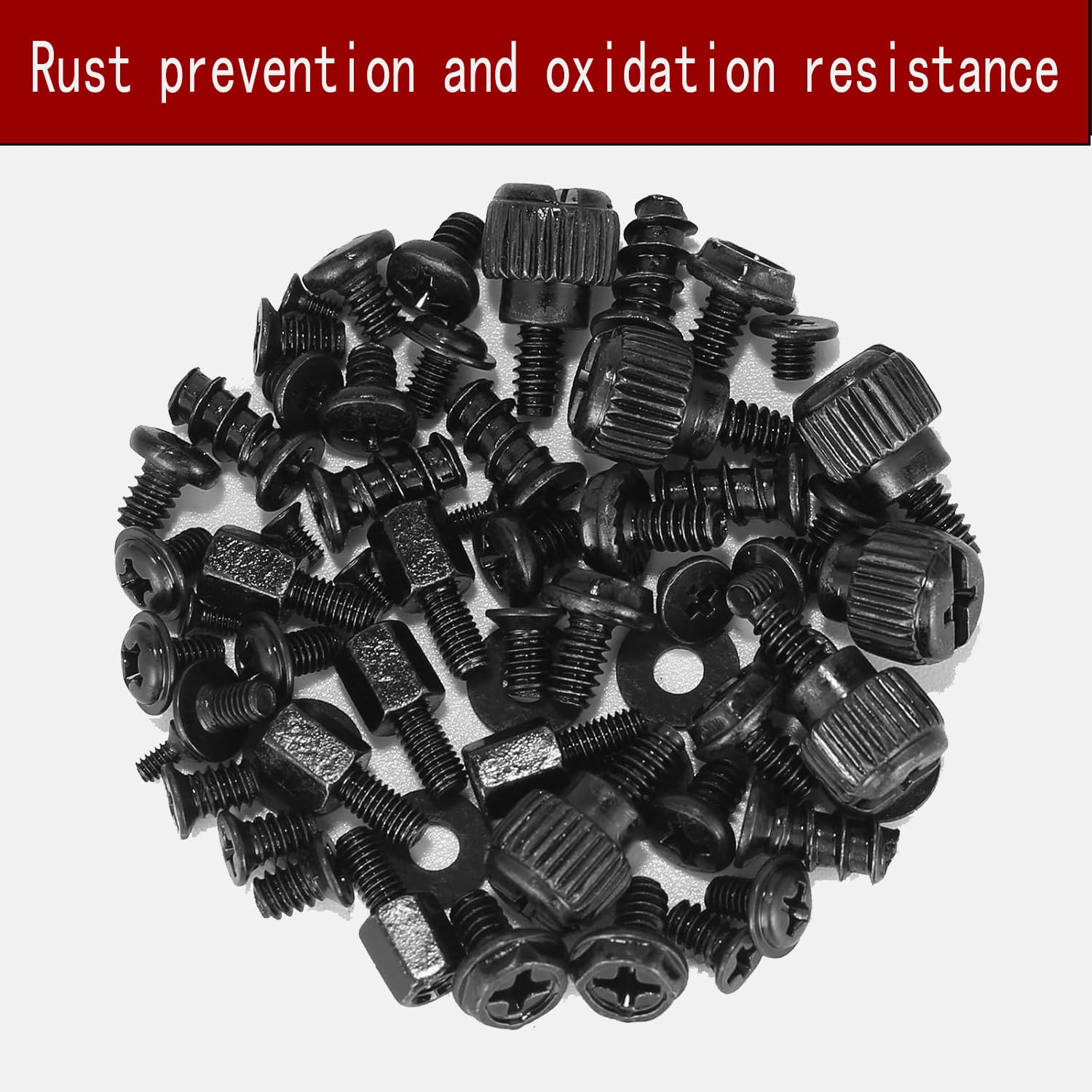 Tjhypenete 400PCS Computer Screws Motherboard Standoffs Assortment Kit for HDD SSD Hard Drive Fan Power Supply Graphics, Computer Mounting Screws with Screwdriver for DIY PC Case Building and Repair image number 3