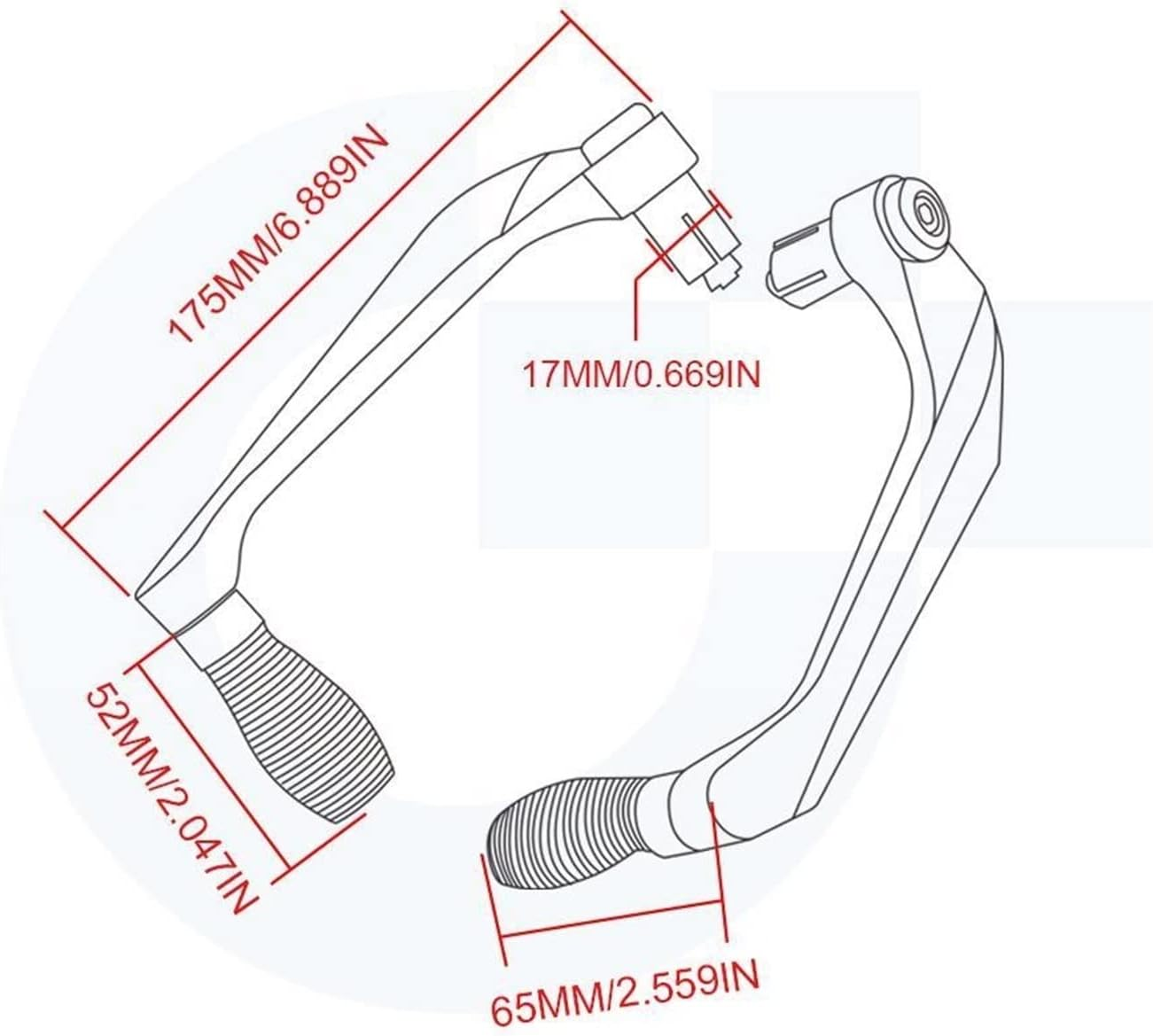 WYJDZSW Lever Guard Compatible with BMW S1000R S1000RR S1000XR 2015-2018 2019 2020 2021 2022 2023 Motorcycle Brake Clutch Levers Handlebar Protector (Color : Black S1000R, Size : as Shown) image number 1