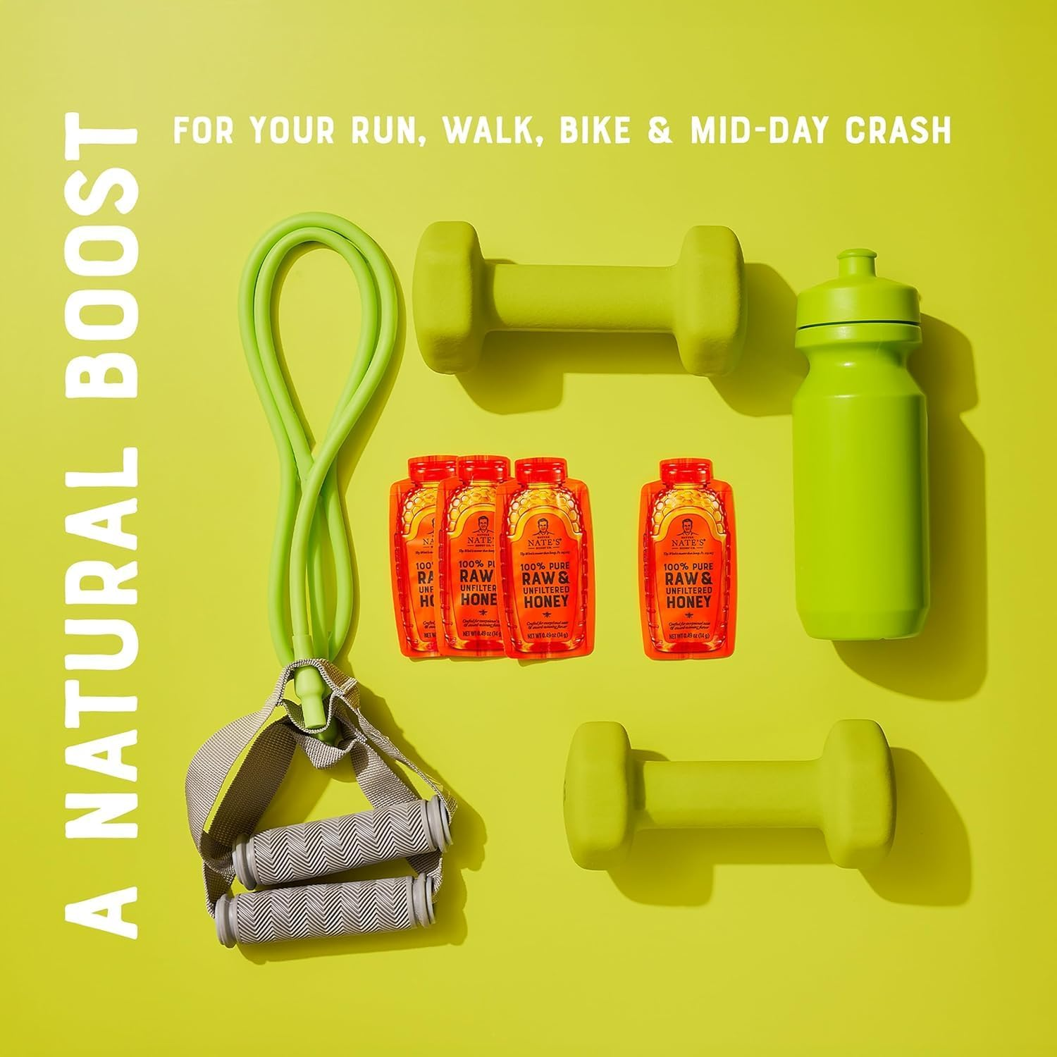 Nature Nate'S Raw and Unfiltered Honey Minis Packets Single Serve, 9.8 Oz, 1 Box of 20 Packets. image number 5