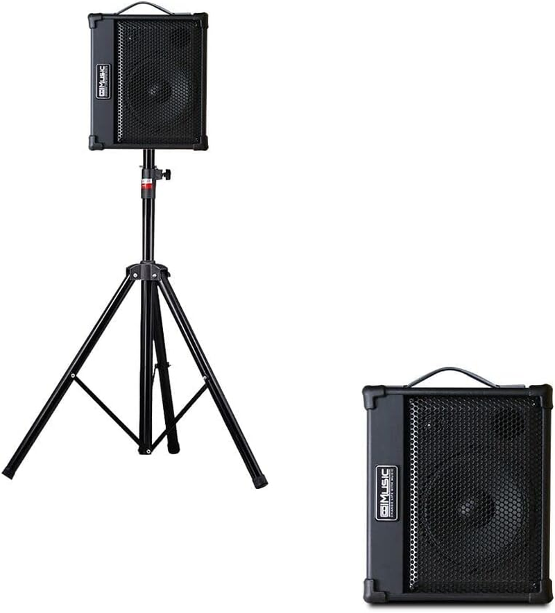 Coolmusic 40W Portable Acoustic Guitar Amplifier with Microphone Input, Built-In Bluetooth, Rechargeable Battery Performance up to 8 Hours image number 1