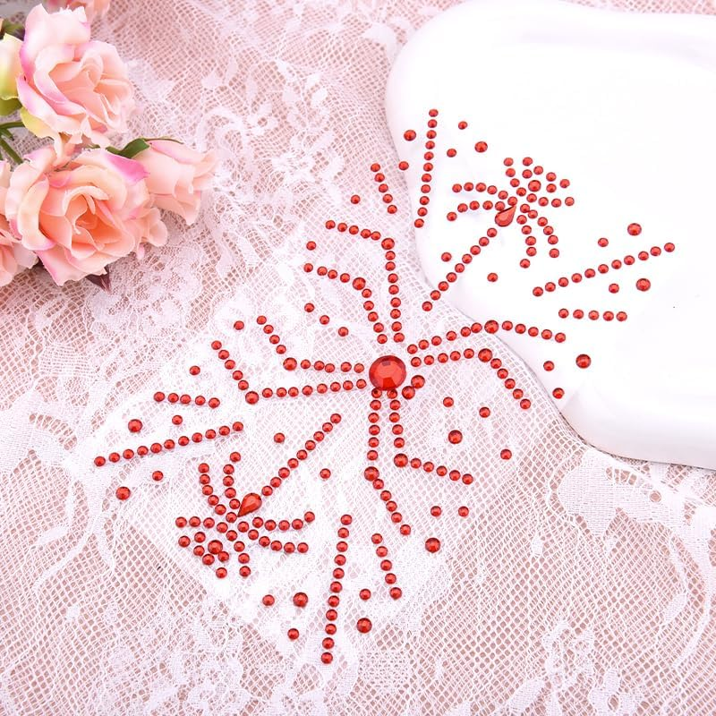 Halloween Spider Stickers for Face Eye Temporary Tattoos for Women Girls Cosplay Halloween Makeup Stickers Women Girls