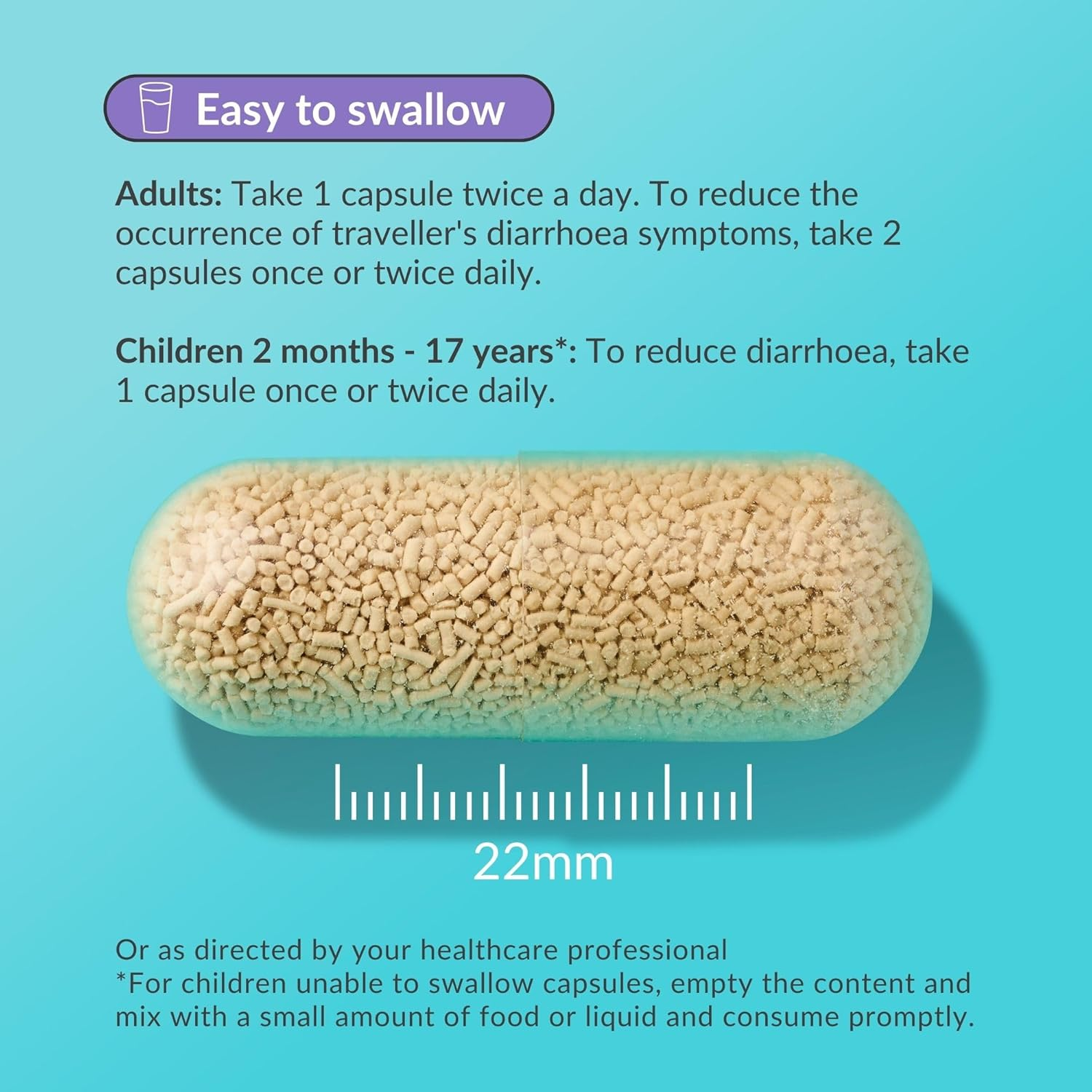 Saccharomyces Cerevisiae (Boulardii) 10 Billion CFU per Serving SB Floraid | Oral Probiotic Yeast Supplement Restores Good Gut Bacteria & Relieves Traveller'S Diarrhoea (60 Veg Caps) - MICRONUTRITION image number 1