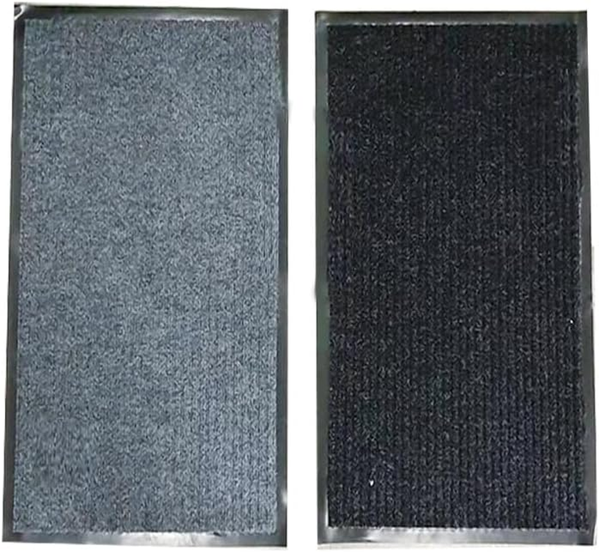 [2PCS] LYLAC Multicoloured Striped Bath Mat, Modern Design Floor Mat 37X57Cm Mix Cols