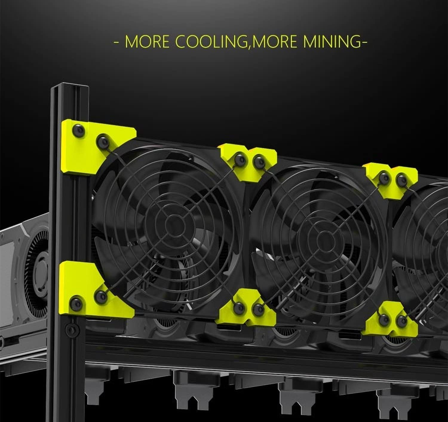 EZDIY-FAB 12Cm 120Mm 161CFM 4000RPM CPU Cooling Fan FFC1212DE 12V DC 4-Pin Molex PC Computer High CFM Cooling Case Fan with Metal Finger Guard Grill-2 Packs image number 1