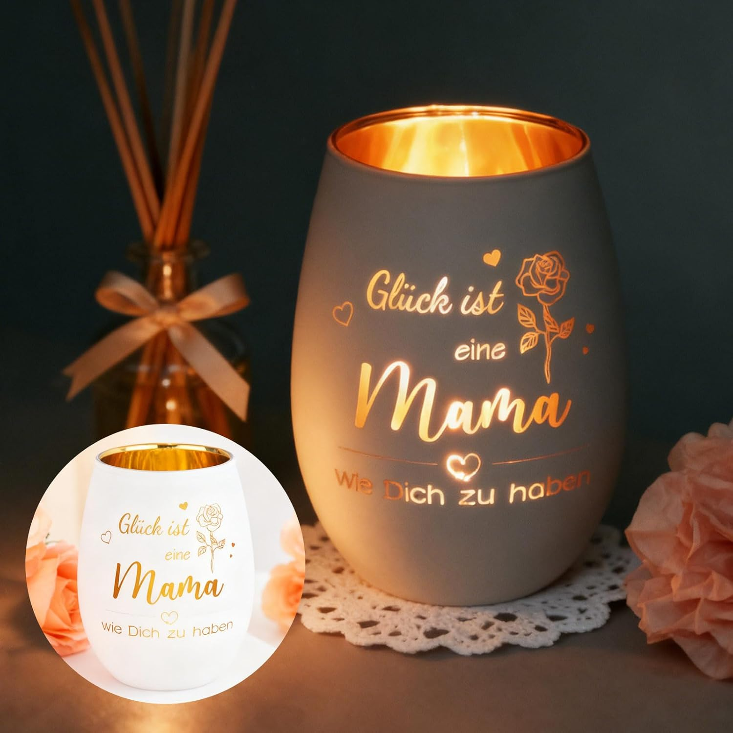 Lantern Mum, High-Quality Engraved Tea Light Holder Gifts for Women, Birthday Gifts for Mum image number 6