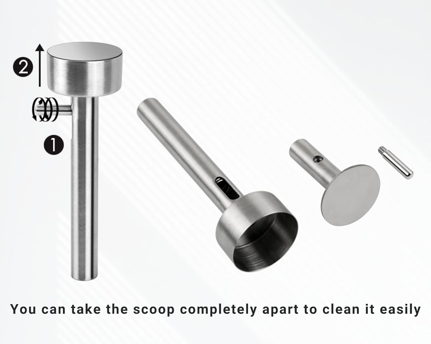 DS. DISTINCTIVE STYLE Falafel Scoop Mold Maker Tool 4 Cm Shaper Stainless Steel Easy to Use and Clean Non-Sticky Meatball Press Scoops image number 6