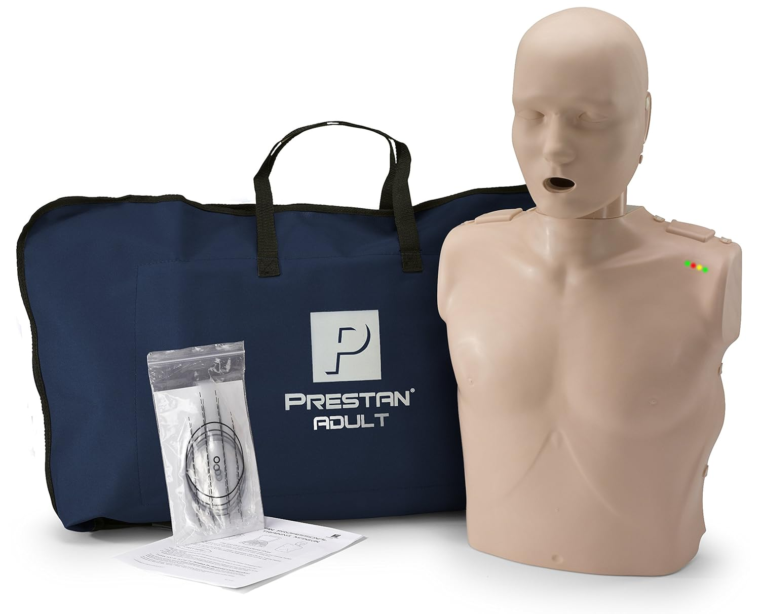 PRESTAN PP-AM-100M-MS Professional Adult CPR-AED Training Manikin with CPR Monitor Medium Skin image number 4