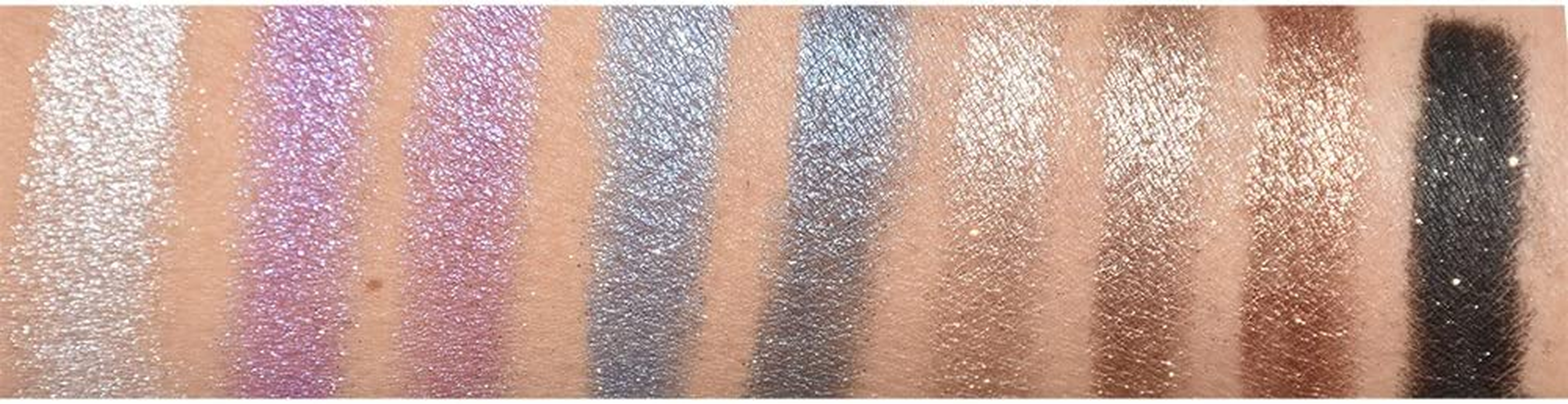 9 Colors Glitter Power Eyeshadow Palette,Highly Pigmented Shimmer Sparkly Palette,Long Lasting Waterproof Bright Diamond Set (#2) - 6 image number 5