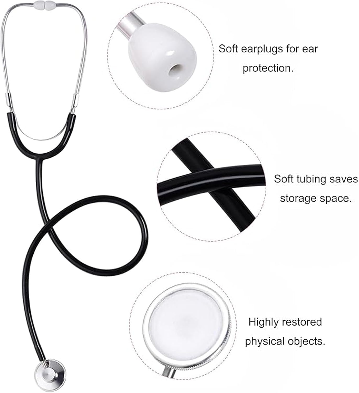 Doctor Costume for Kids Lab Coat Doctor Nurse Fancy Dress Costume Set Scrubs with Accessories Halloween Costume for Girls image number 5