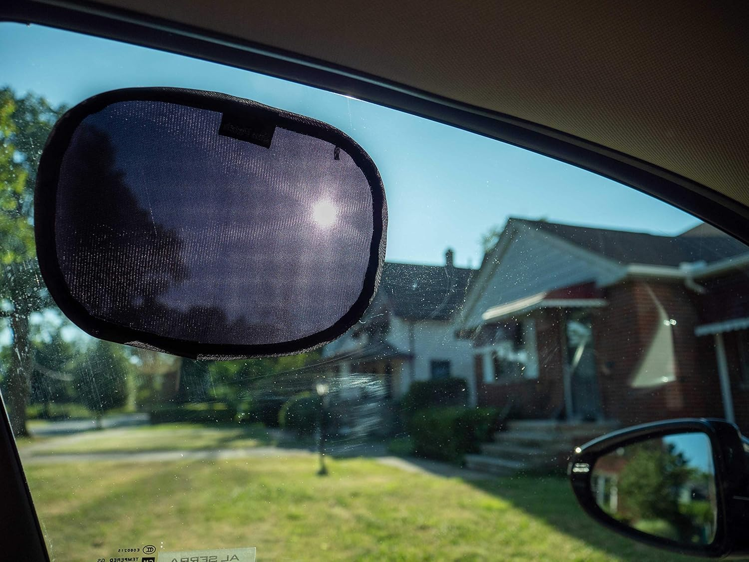 Glare Patch - a Miniature Sunshade! Use to Block Sun and Light Glare While Driving in Your Car. Pack of 2 with Included Case image number 6