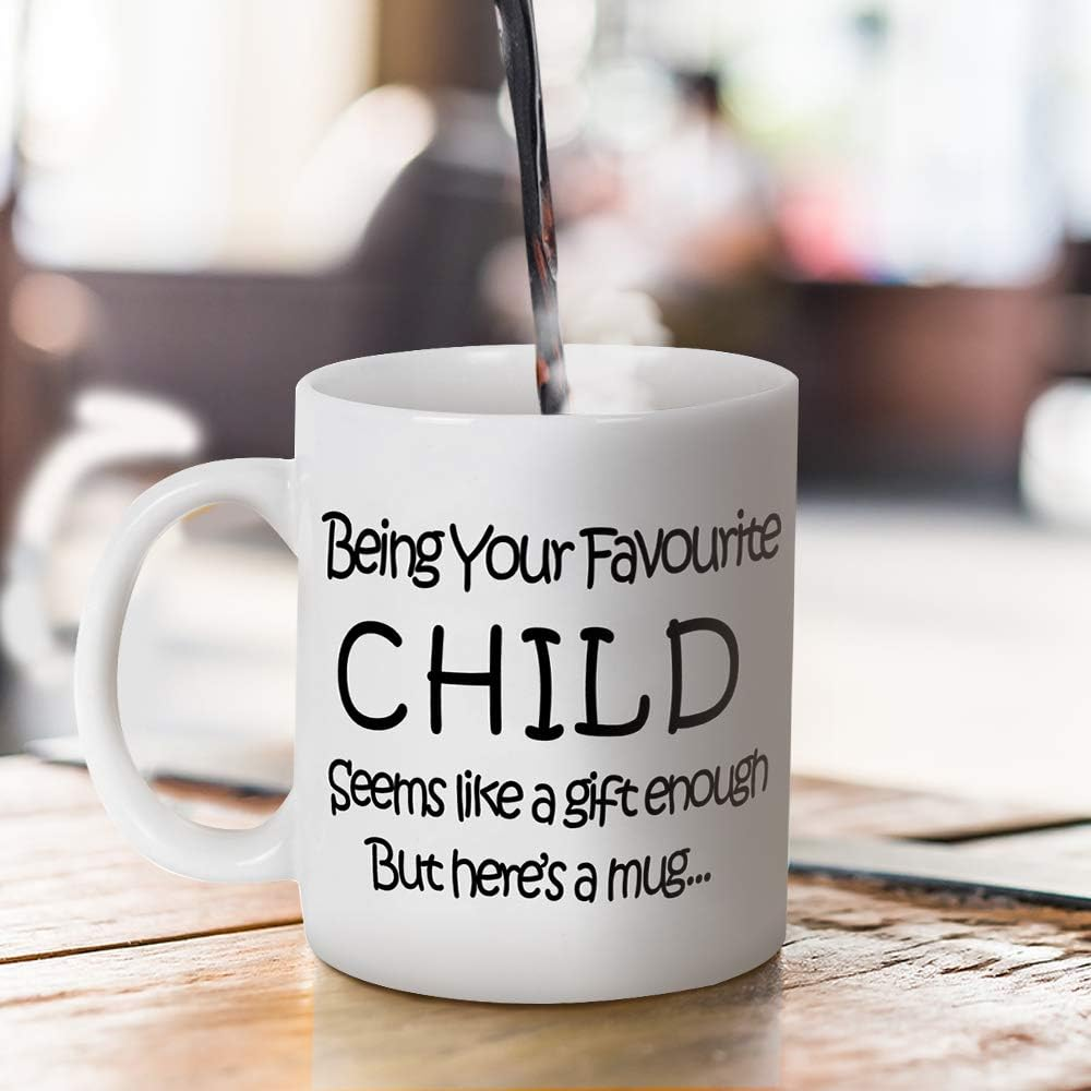 Fatbaby My Favorite Child Give Me This Funny Coffee Mug, Birthday Gifts for Mom, Dad,Parents,Mothers Day Fathers Day Gag Gifts from Daughter,Son11Oz image number 5