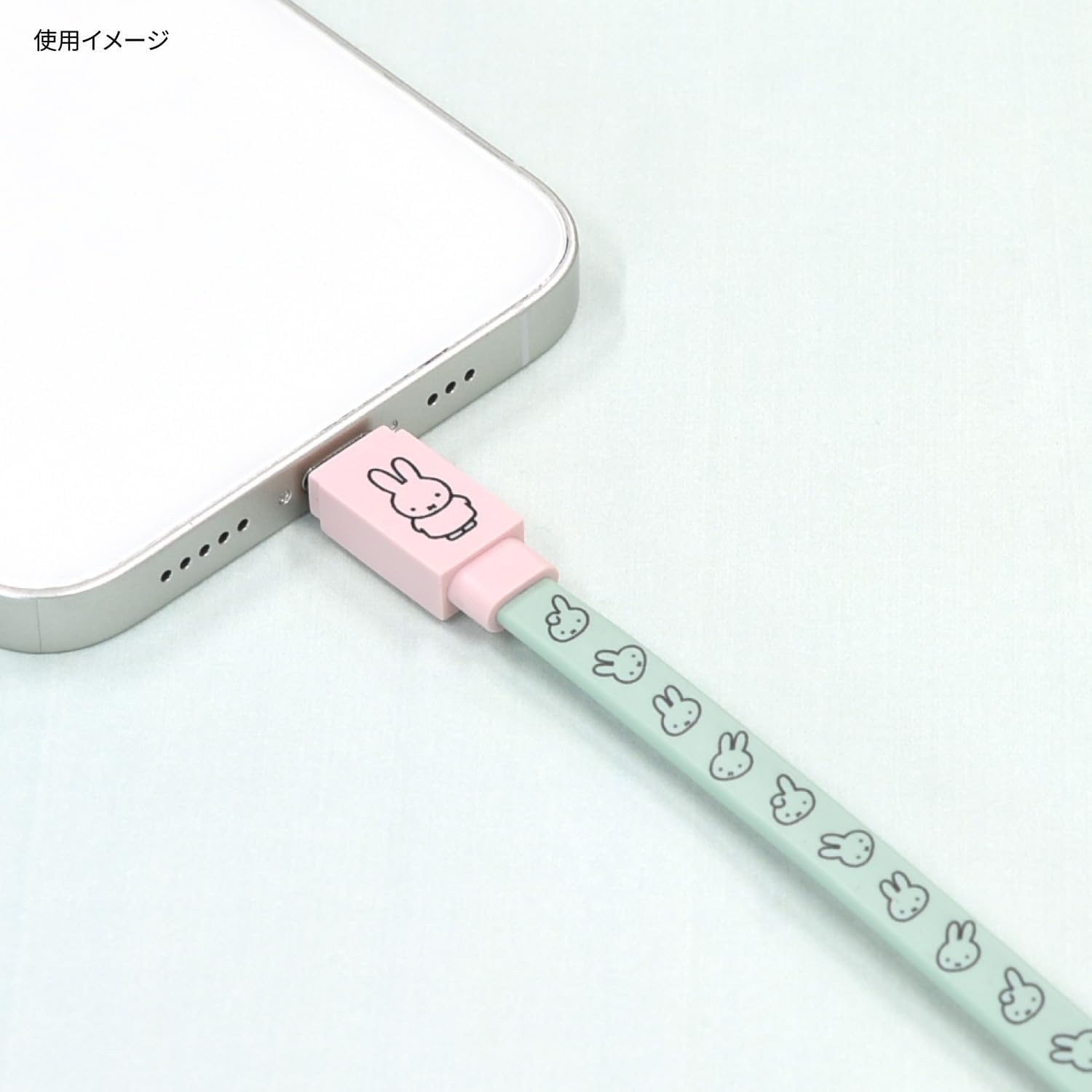 Gourmandies Miffy Lightning Sync & Charge Cable Miffy MF-387B image number 2